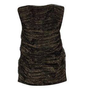 Badgley Mischka Strapless Dress